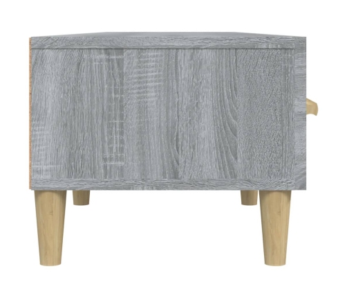 Mueble para TV madera contrachapada gris Sonoma 150x34,5x30 cm