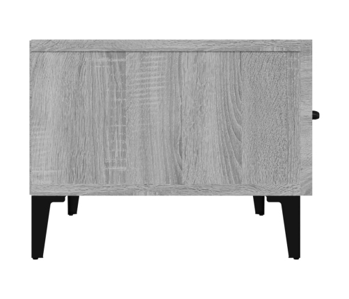 Mueble para TV madera contrachapada gris Sonoma 150x34,5x30 cm