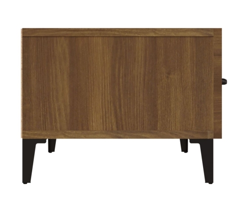 Mueble de TV madera contrachapada roble ahumado 150x34,5x30 cm