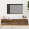 Mueble de TV madera contrachapada roble ahumado 150x34,5x30 cm