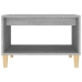 Mesa de centro madera contrachapada gris Sonoma 60x50x40 cm