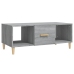 Mesa de centro madera contrachapada gris Sonoma 102x50x40 cm