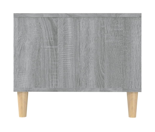 Mesa de centro madera contrachapada gris Sonoma 102x50x40 cm