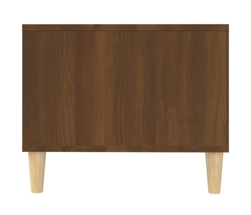 Mesa de centro madera contrachapada roble marrón 102x50x40 cm