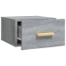 Mesitas de noche de pared 2 uds color gris Sonoma 35x35x20 cm