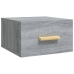 Mesitas de noche de pared 2 uds color gris Sonoma 35x35x20 cm