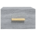 Mesitas de noche de pared 2 uds color gris Sonoma 35x35x20 cm