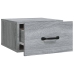 Mesitas de noche de pared 2 uds color gris Sonoma 35x35x20 cm