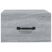 Mesitas de noche de pared 2 uds color gris Sonoma 35x35x20 cm