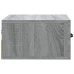 Mesitas de noche de pared 2 uds color gris Sonoma 35x35x20 cm