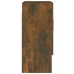 Armario de pared madera contrachapada roble ahumado 60x31x70 cm