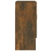 Armario de pared madera contrachapada roble ahumado 60x31x70 cm