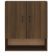 Armario de pared madera contrachapada marrón roble 60x31x70 cm