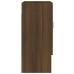 Armario de pared madera contrachapada marrón roble 60x31x70 cm