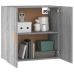 Armario de pared madera contrachapada gris Sonoma 60x30x60 cm