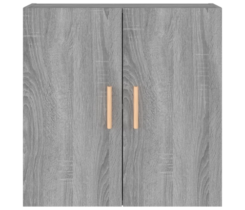 Armario de pared madera contrachapada gris Sonoma 60x30x60 cm