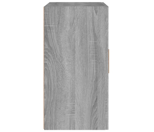 Armario de pared madera contrachapada gris Sonoma 60x30x60 cm