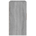 Armario de pared madera contrachapada gris Sonoma 60x30x60 cm