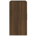 Armario de pared madera contrachapada marrón roble 60x30x60 cm