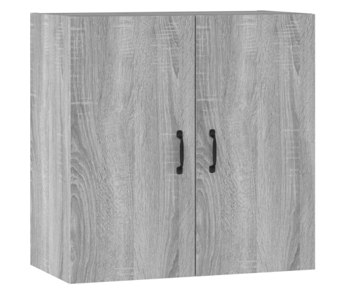 Armario de pared madera contrachapada gris Sonoma 60x31x60 cm