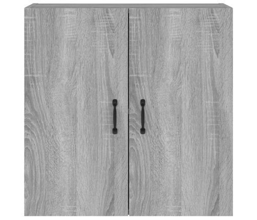 Armario de pared madera contrachapada gris Sonoma 60x31x60 cm