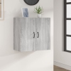 Armario de pared madera contrachapada gris Sonoma 60x31x60 cm