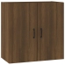 Armario de pared madera contrachapada marrón roble 60x31x60 cm