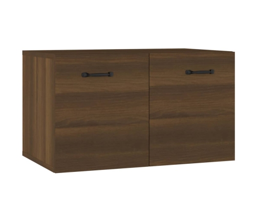 Armario pared madera contrachapada marrón roble 60x36,5x35 cm