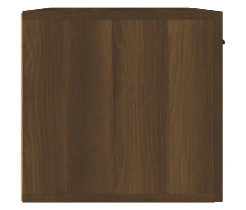 Armario pared madera contrachapada marrón roble 60x36,5x35 cm