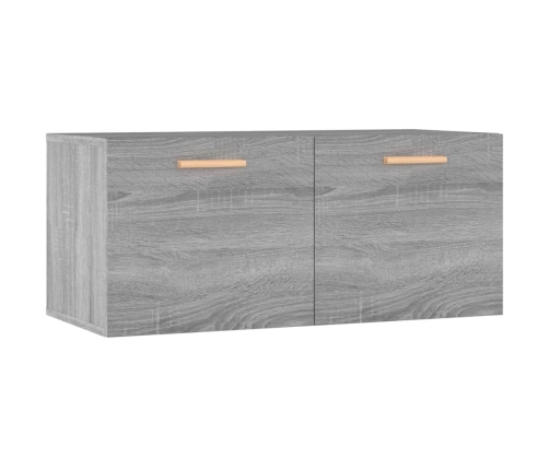 Armario de pared madera de ingeniería gris Sonoma 80x35x36,5 cm