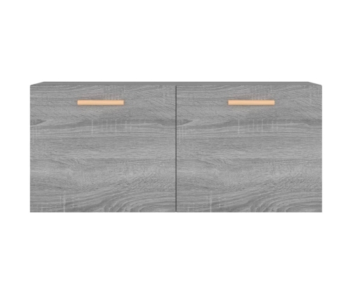 Armario de pared madera de ingeniería gris Sonoma 80x35x36,5 cm