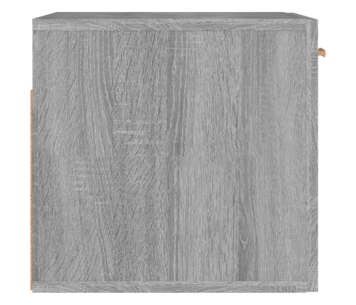 Armario de pared madera de ingeniería gris Sonoma 80x35x36,5 cm