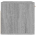 Armario de pared madera de ingeniería gris Sonoma 80x35x36,5 cm