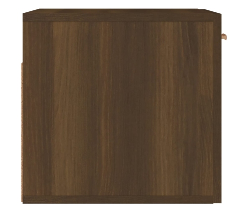 Armario de pared madera ingeniería roble marrón 80x35x36,5 cm