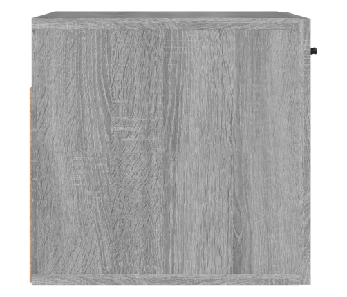 Armario de pared madera de ingeniería gris Sonoma 80x36,5x35 cm