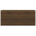 Armario de pared madera ingeniería marrón roble 80x36,5x35 cm