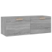 Armario pared madera contrachapada gris Sonoma 100x36,5x35 cm