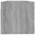 Armario pared madera contrachapada gris Sonoma 100x36,5x35 cm