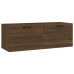 Armario pared madera contrachapada marrón roble 100x36,5x35 cm