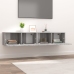 Muebles de TV 2 uds madera ingeniería gris Sonoma 80x30x30 cm