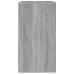 Armario maquillaje madera contrachapada gris Sonoma 80x40x75 cm