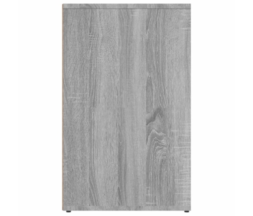 Mueble vestidor madera contrachapada gris Sonoma 80x40x65 cm