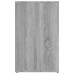 Mueble vestidor madera contrachapada gris Sonoma 80x40x65 cm