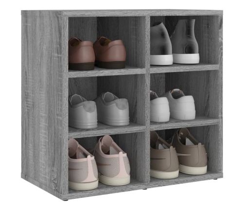 Mueble zapatero color gris Sonoma 52,5x30x50 cm