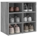 Mueble zapatero color gris Sonoma 52,5x30x50 cm