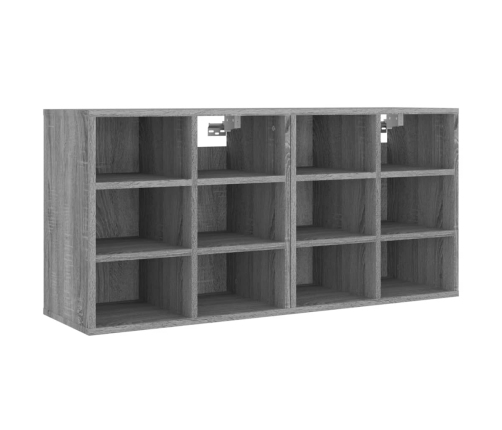 Mueble zapatero 2 uds color gris Sonoma 52,5x30x50 cm