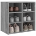 Mueble zapatero 2 uds color gris Sonoma 52,5x30x50 cm