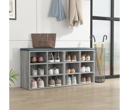 Mueble zapatero 2 uds color gris Sonoma 52,5x30x50 cm