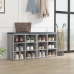 Mueble zapatero 2 uds color gris Sonoma 52,5x30x50 cm