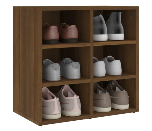 Muebles zapatero 2 uds color marrón roble 52,5x30x50 cm